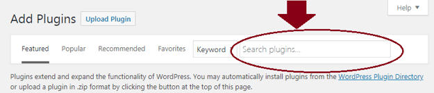 how to search for plugins